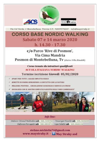 May Straky Asd _Corso base Nordic walking Feb 2020