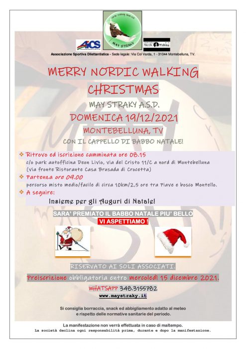Merry nordic walking christmas 2021
